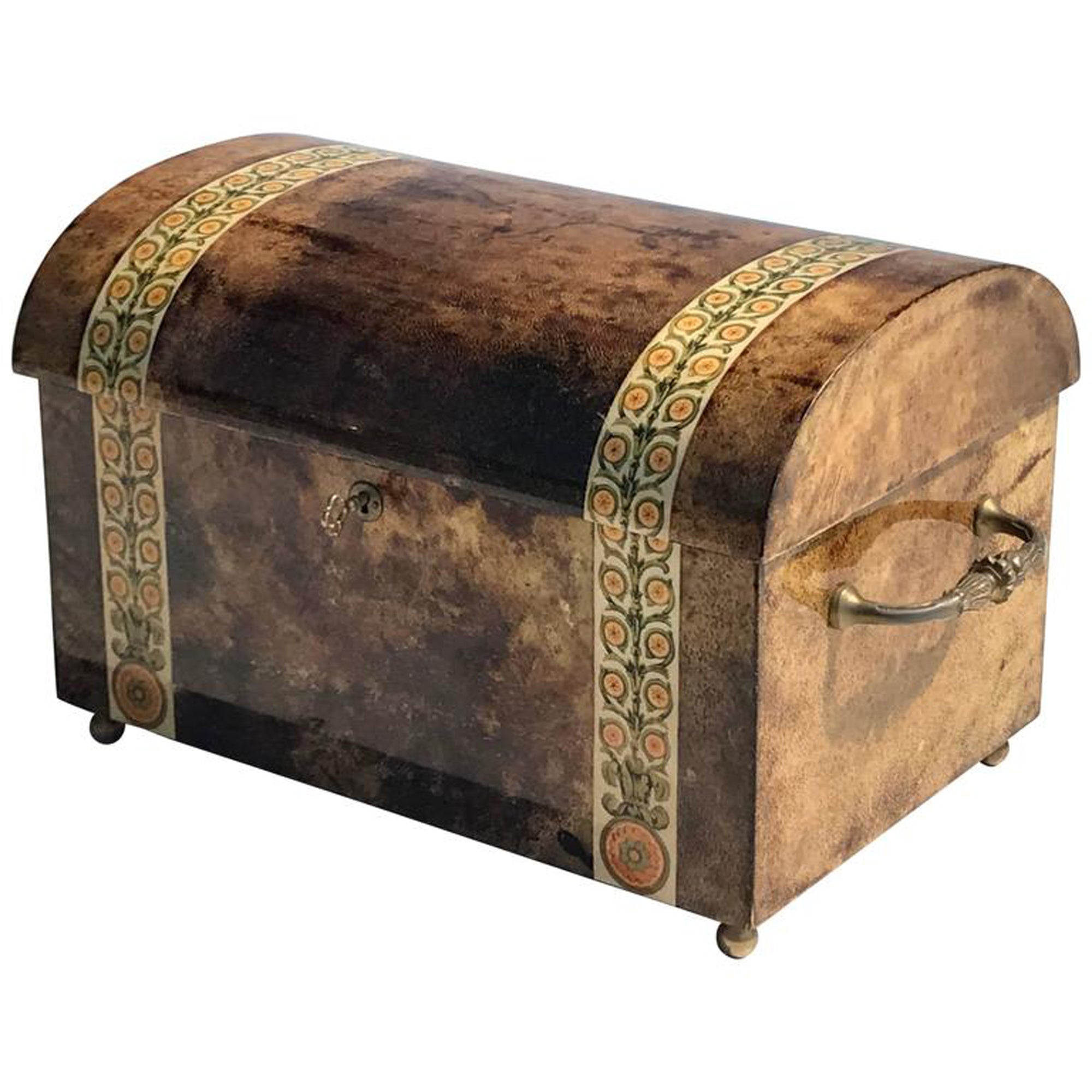 Vintage Aldo Tura Parchment Jewelry Box parchment Jewelry box