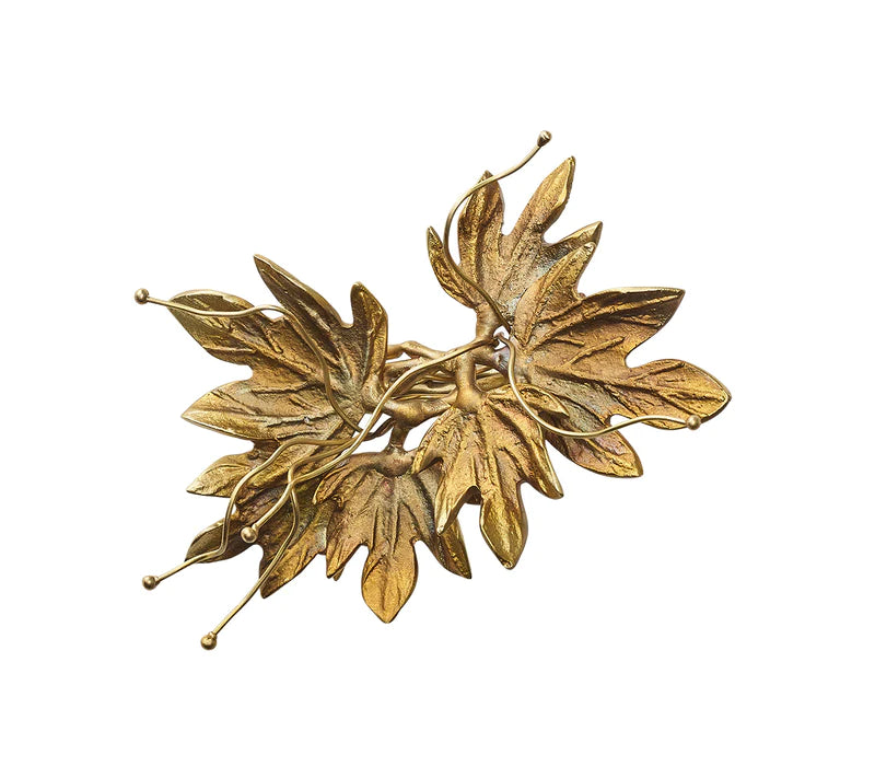 Laurel Leaf in Gold & Multi Set of 4