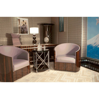 Swivel Chair - Macassar Ebony