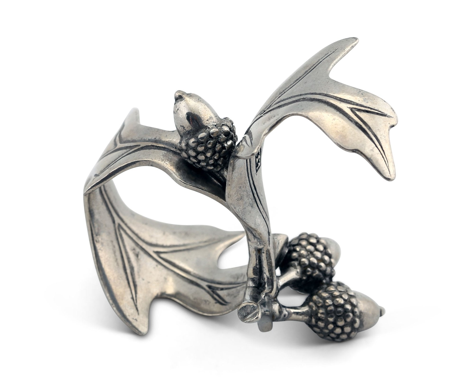 Pewter Acorn & Oak Leaf Napkin Ring