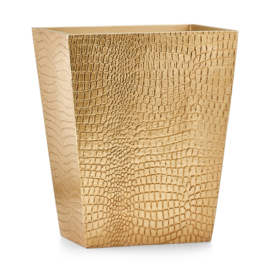 Bathroom Collection Crocodile Gold Tissue Cover