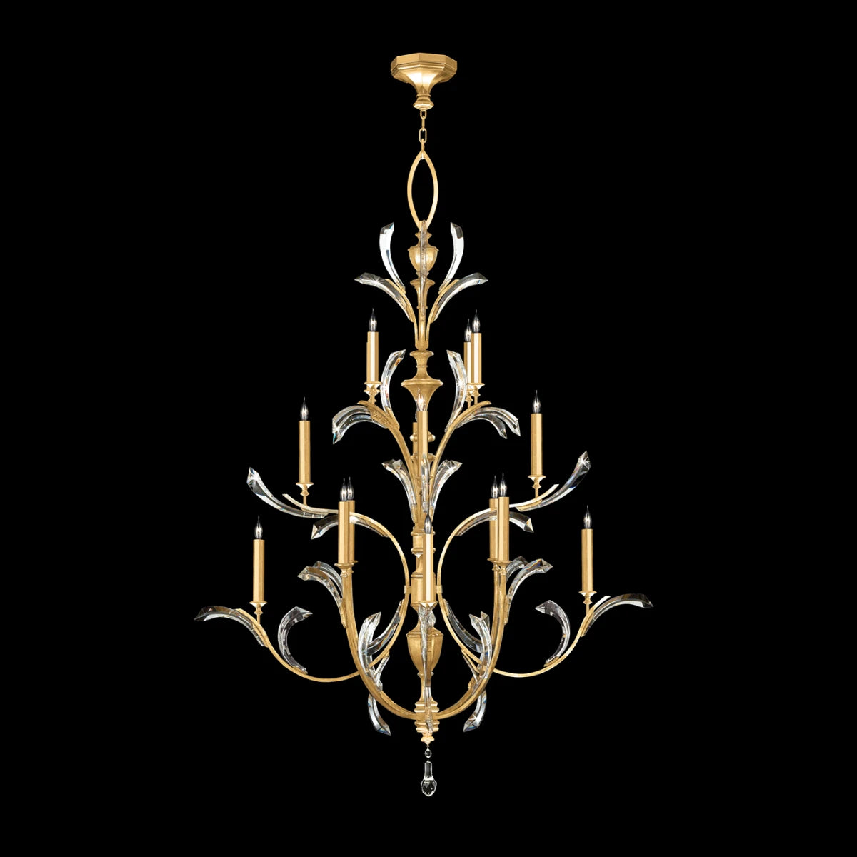 Beveled Arcs 56"W x 80"H Chandelier