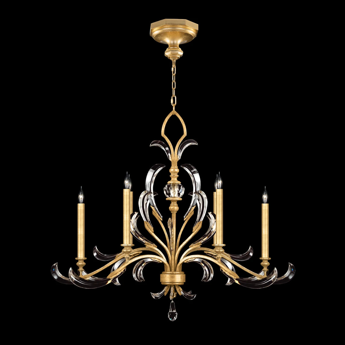 Beveled Arcs 44" Chandelier