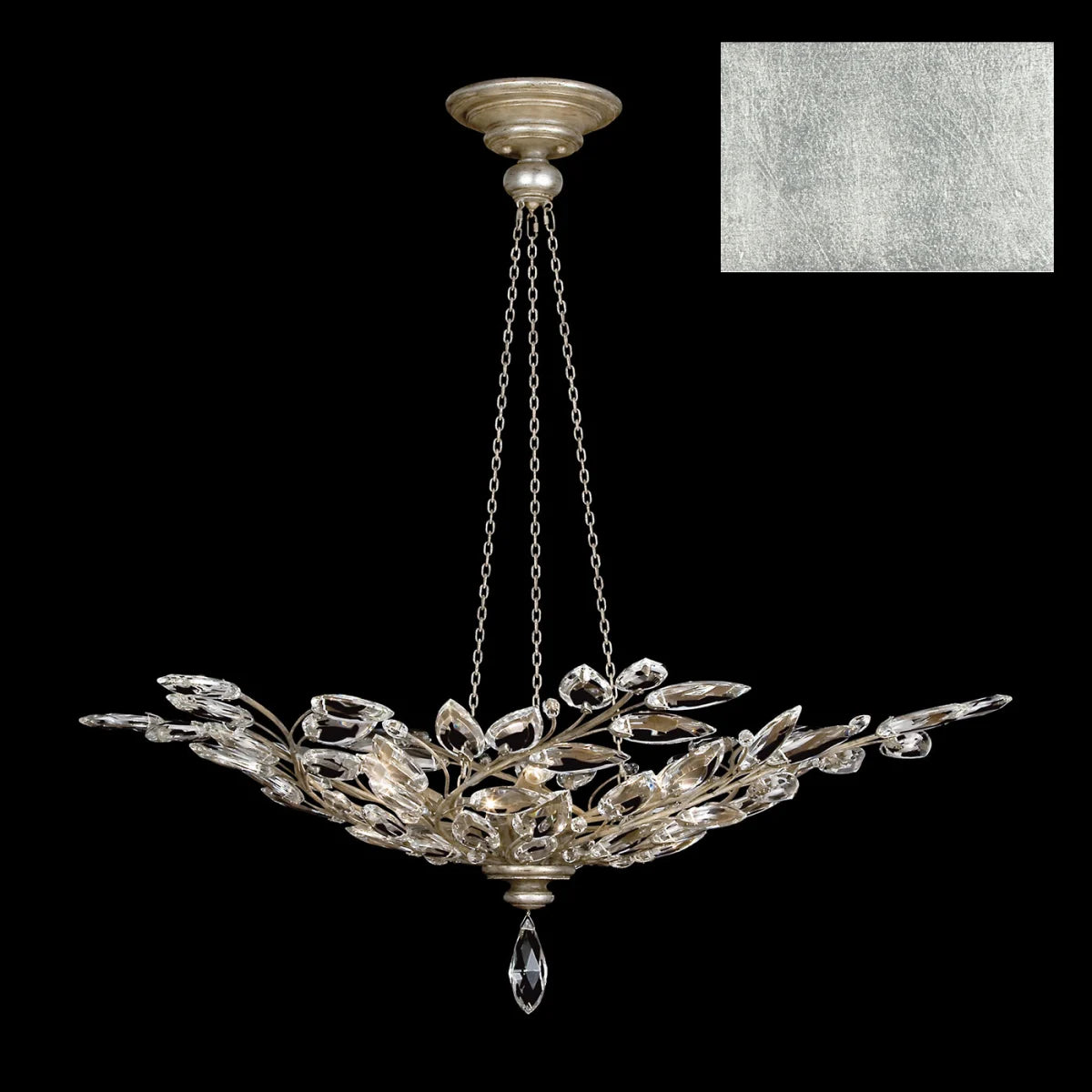 Crystal Laurel 47" Pendant