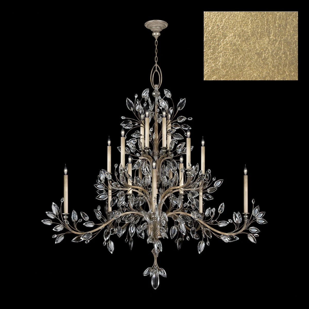 Crystal Laurel 75" Chandelier