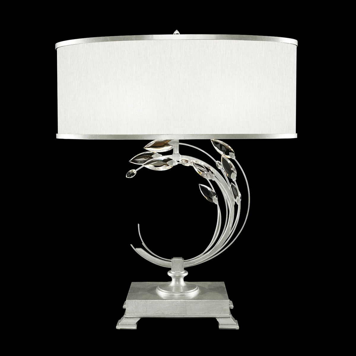 Crystal Laurel 31" LSF Table Lamp