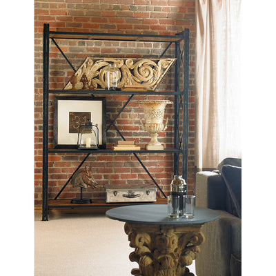Century Furniture MN2064, iron Frame Bookcase Industrial
