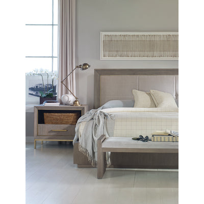 Century Furniture MN5755, Modern Open Shelf Nighstand