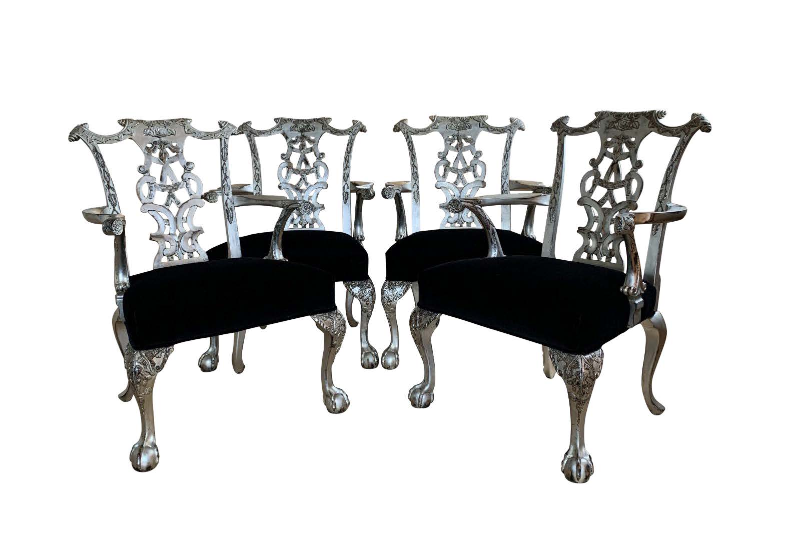 Victoria & Albert Silver Arm Chair