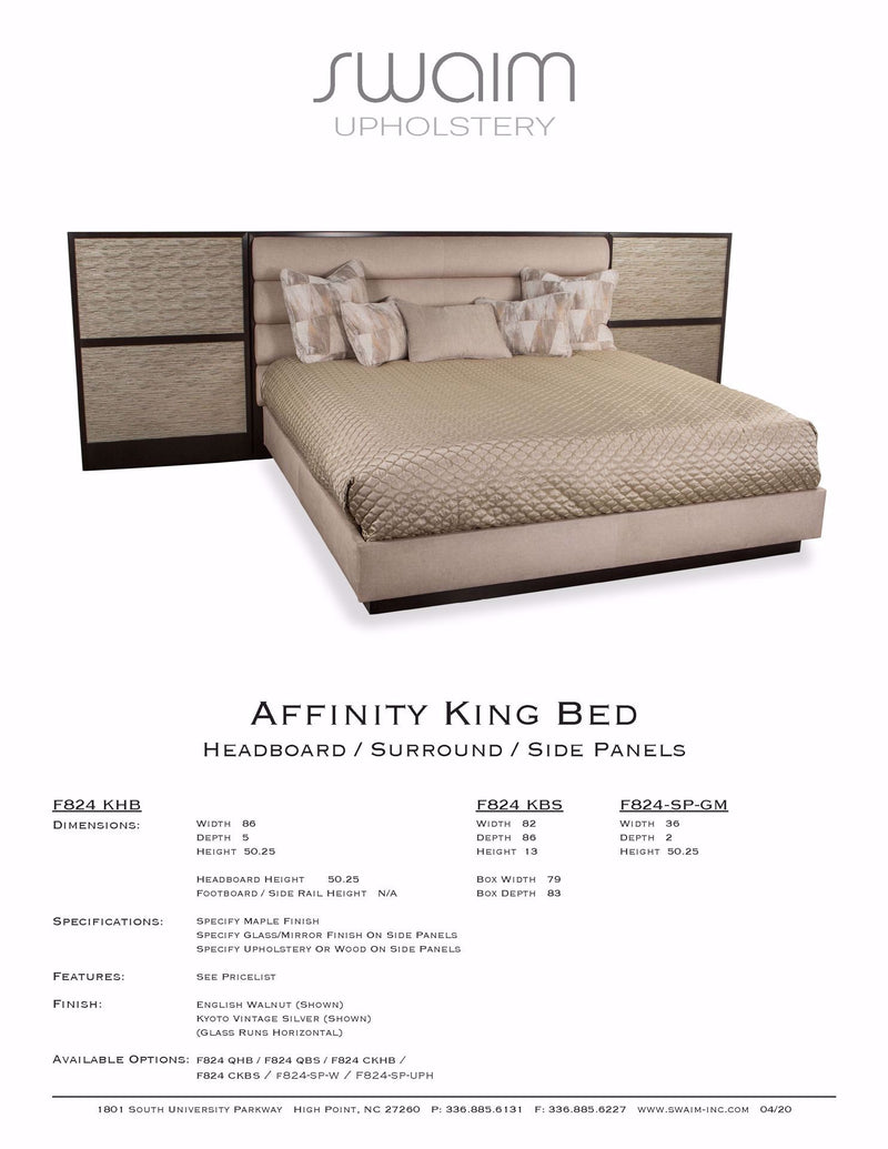 Affinity Bed by Swaim