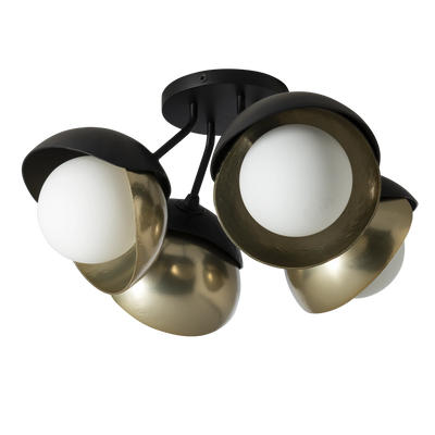Brooklyn 4-Light Double Shade Semi-Flush