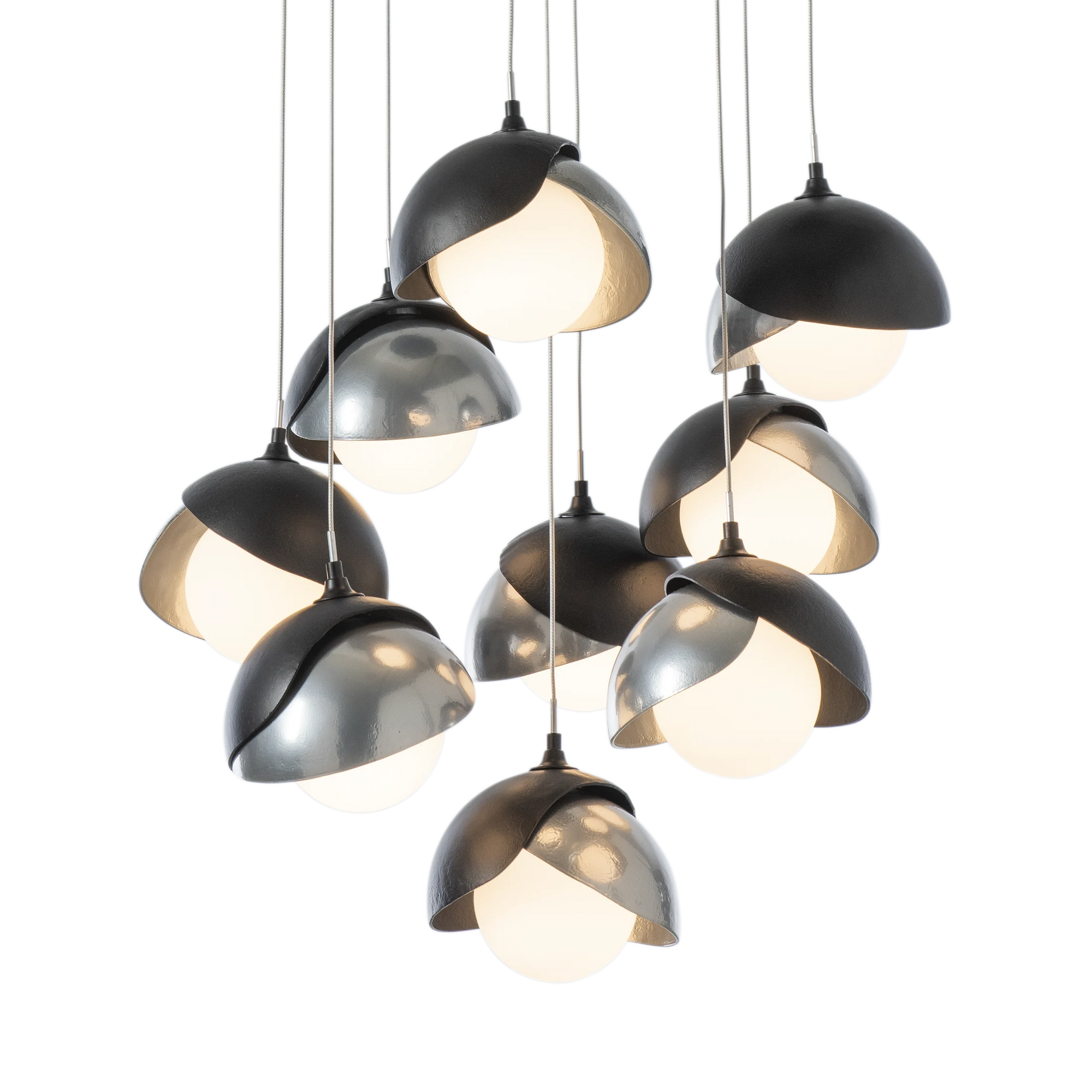 Brooklyn 9-Light Double Shade Pendant