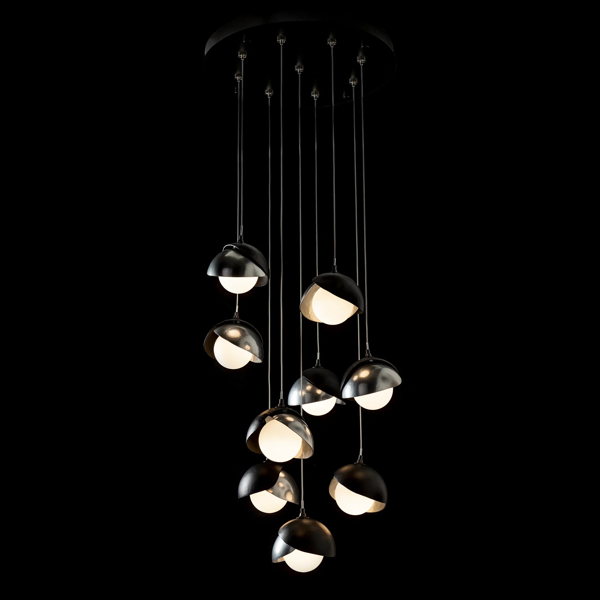 Brooklyn 9-Light Double Shade Pendant