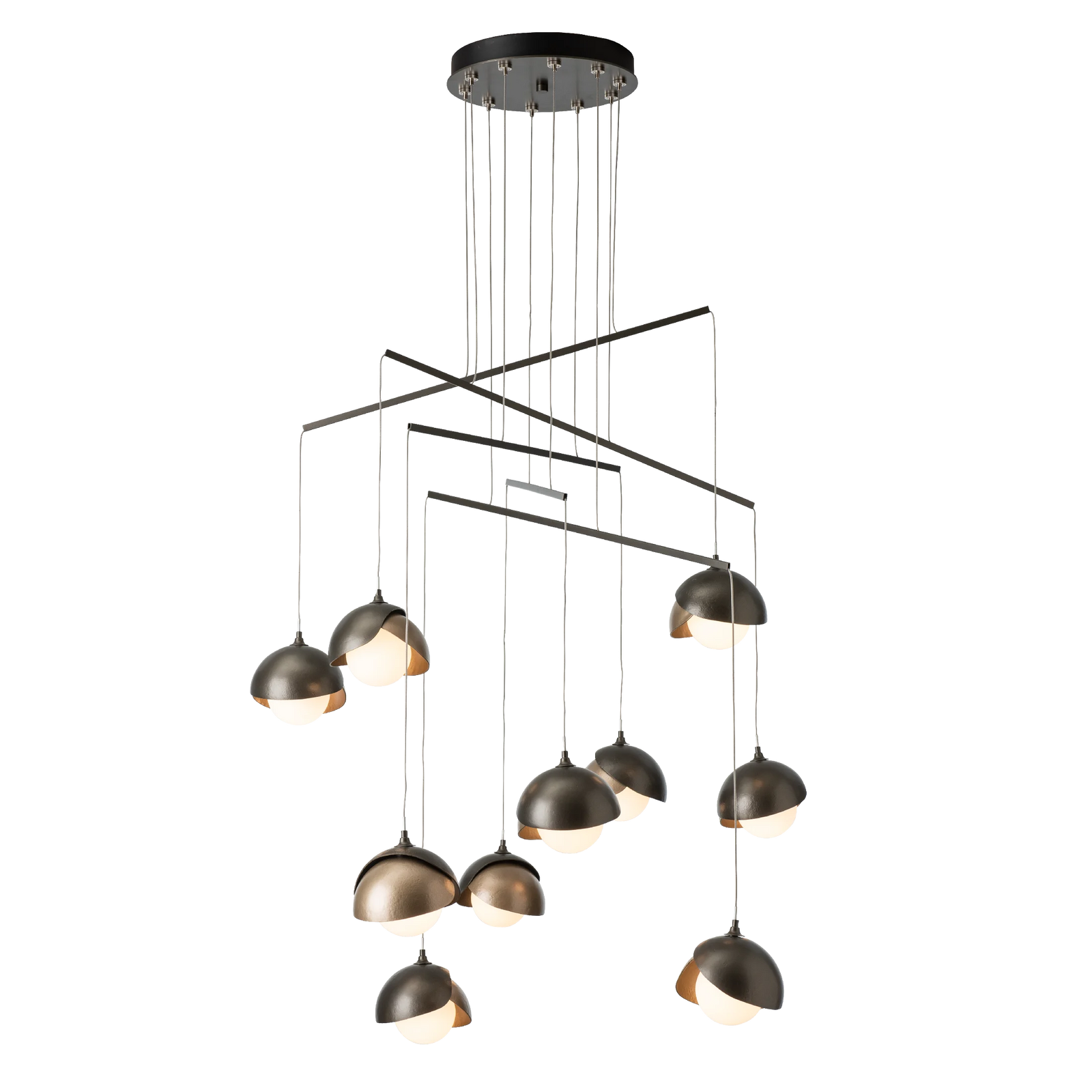 Brooklyn 10-Light Double Shade Mobile Pendant