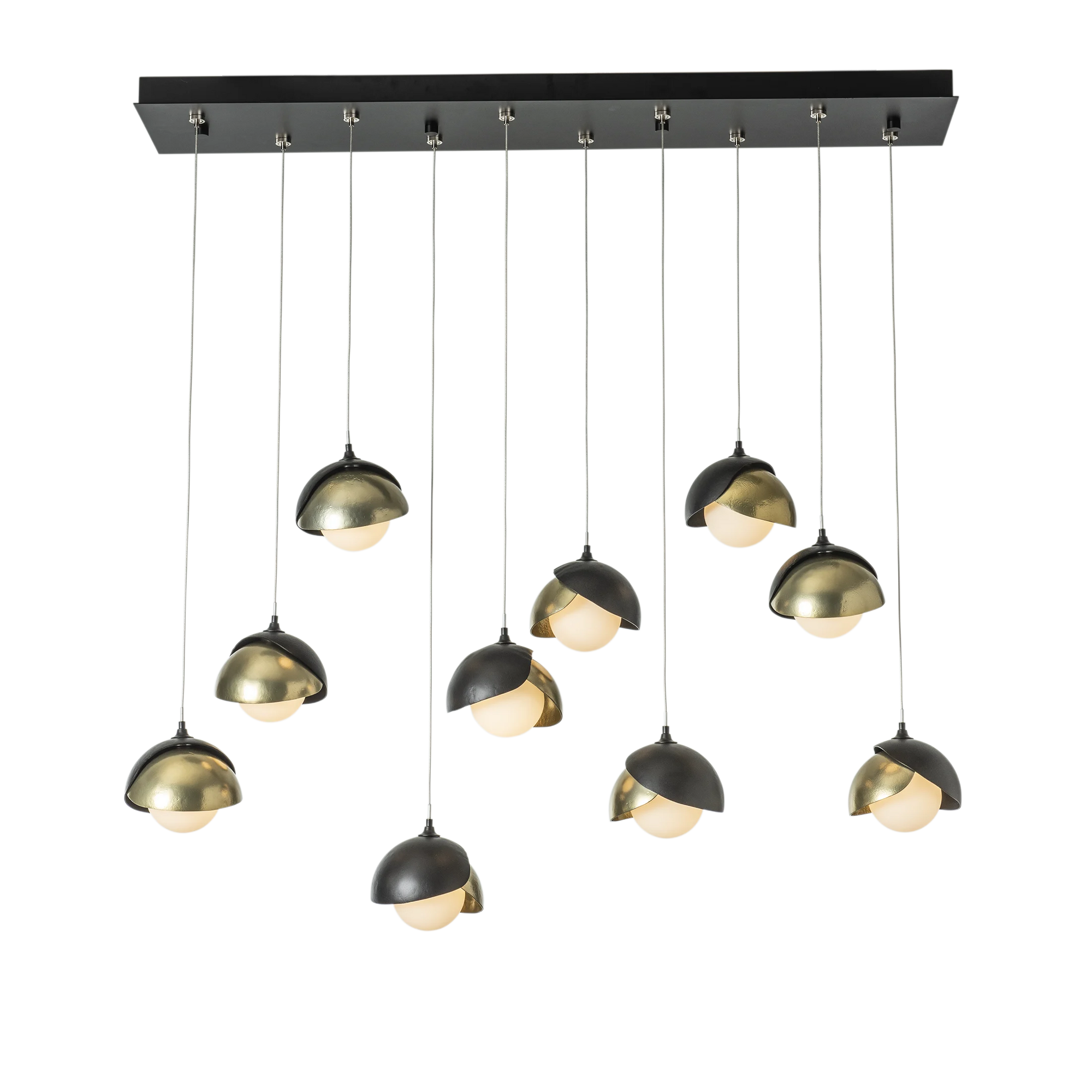 Brooklyn 10-Light Double Shade Pendant