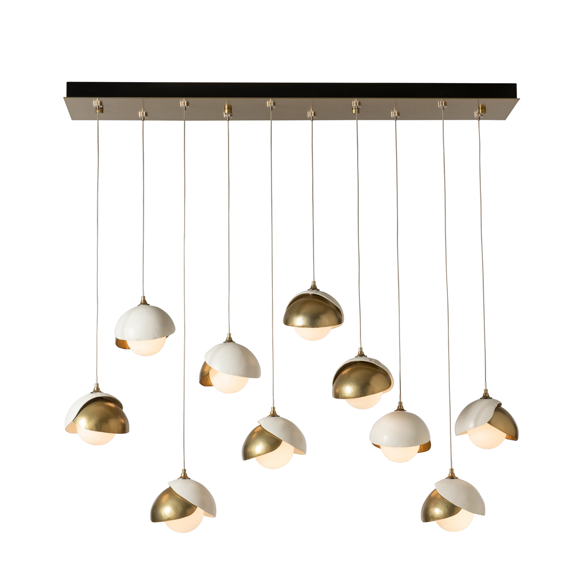 Brooklyn 10-Light Double Shade Pendant