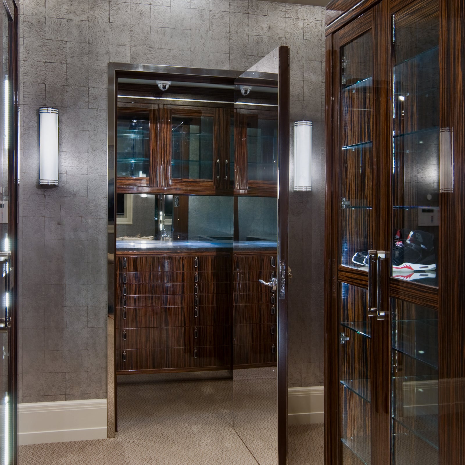 Custom Wardrobe Dressing Room Design Martin Perri Interiors