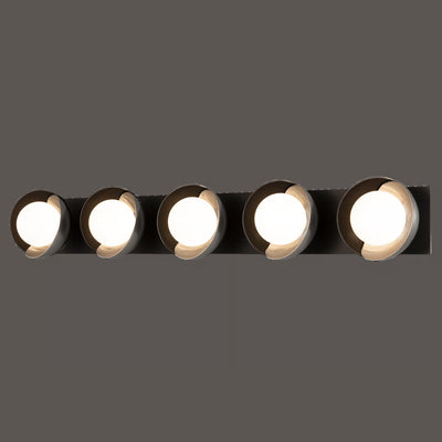 Brooklyn 5-Light Straight Double Shade Bath Sconce