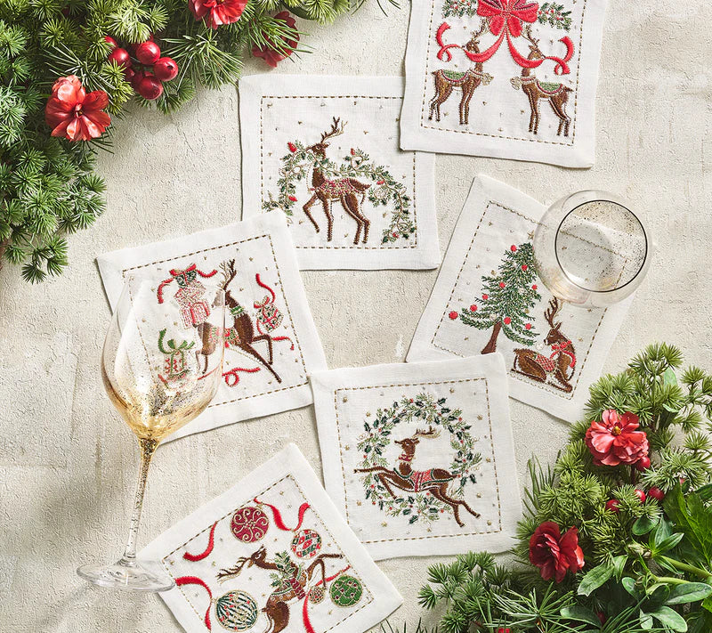 Coasters-Christmas Reindeer