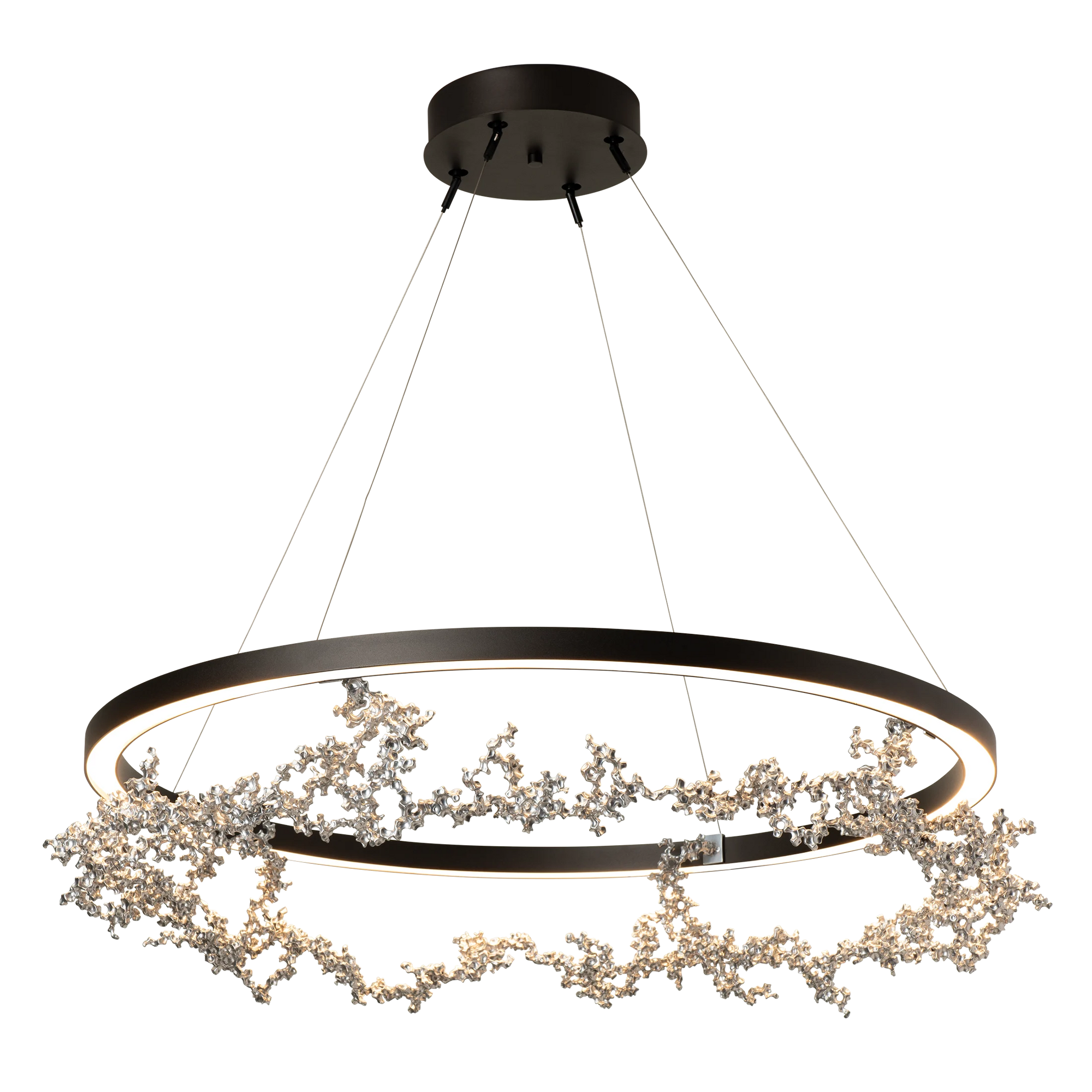 Coral LED Ring Pendant