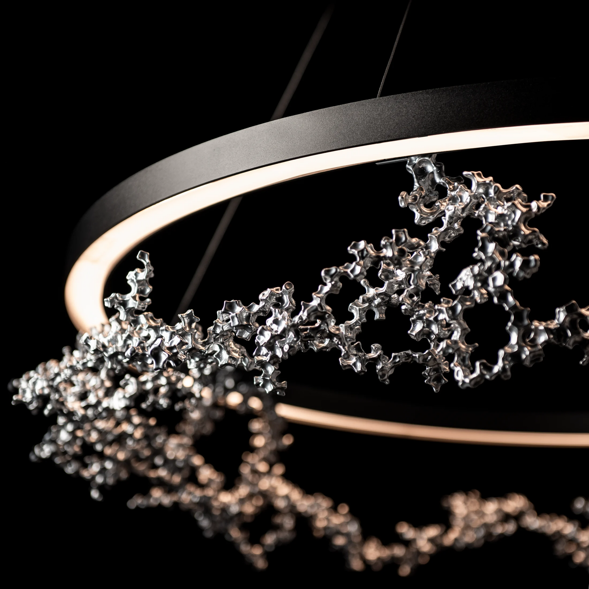 Coral LED Ring Pendant