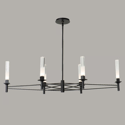 Truss 6-Arm Linear Chandelier