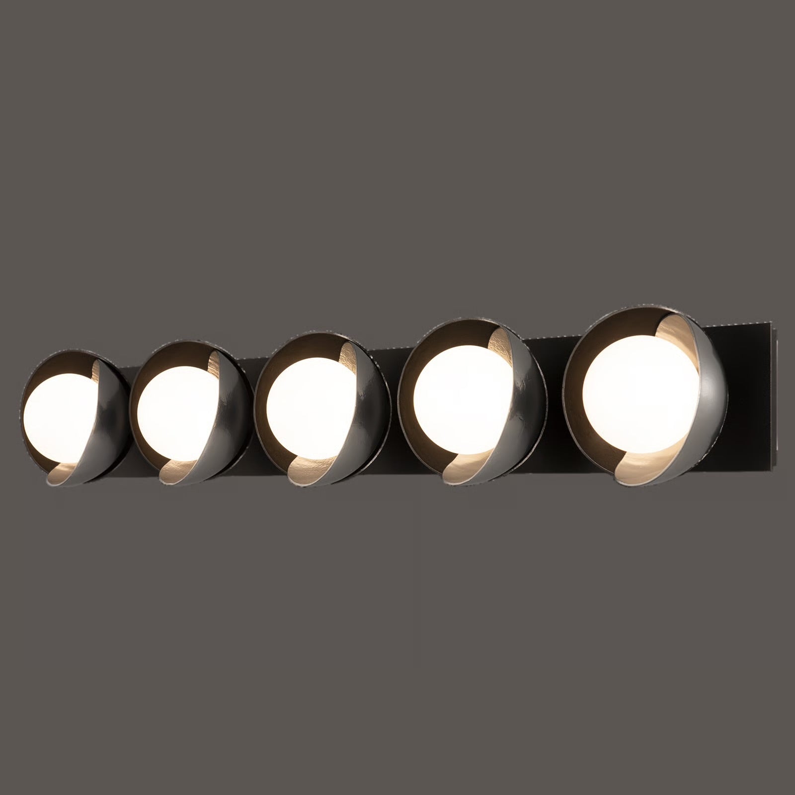 Brooklyn 5-Light Straight Double Shade Bath Sconce