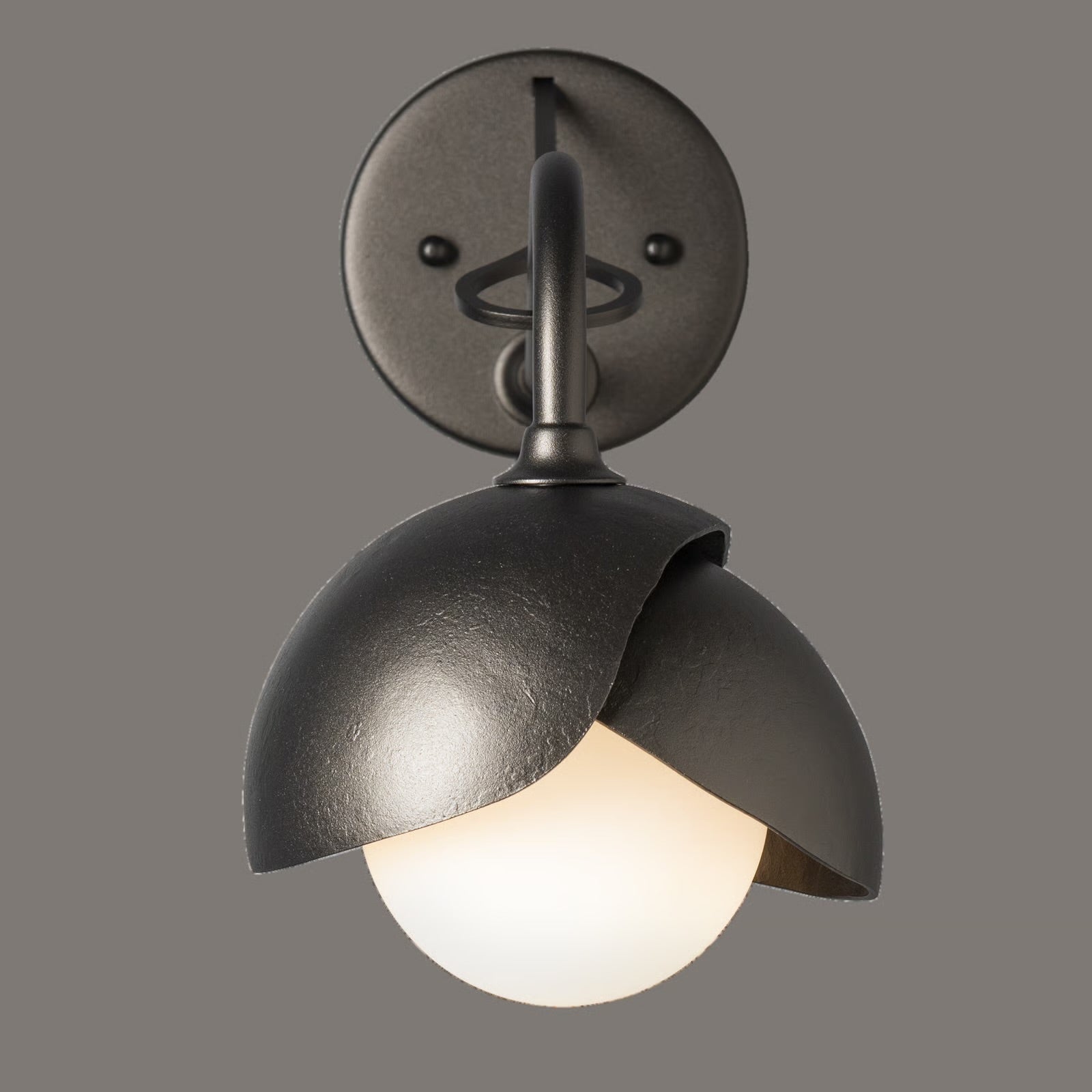 Brooklyn 1-Light Double Shade Long-Arm Sconce