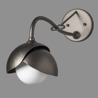 Brooklyn 1-Light Double Shade Long-Arm Sconce