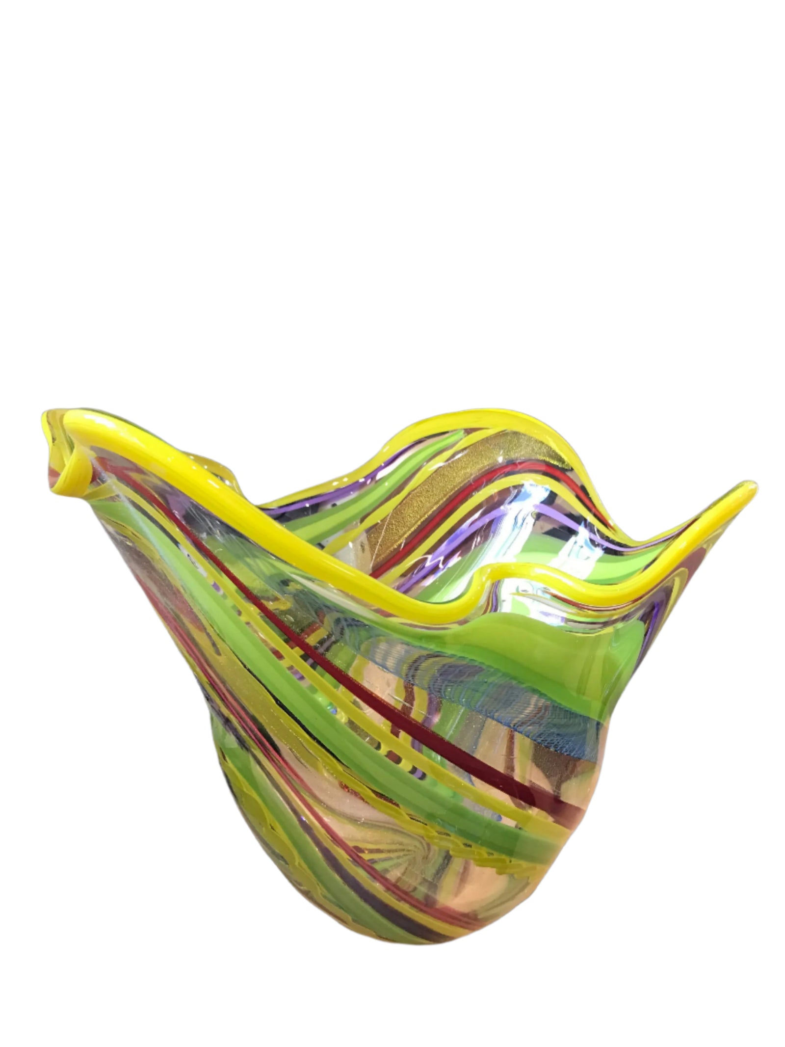 Handblown Glass Bowl by Rollin Karg