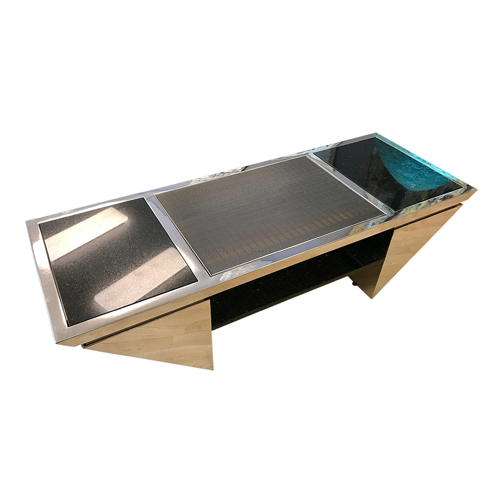 Brueton Cocktail Table Stainless Steel