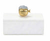 Decorative Marble Box Cyanite Pomegranate