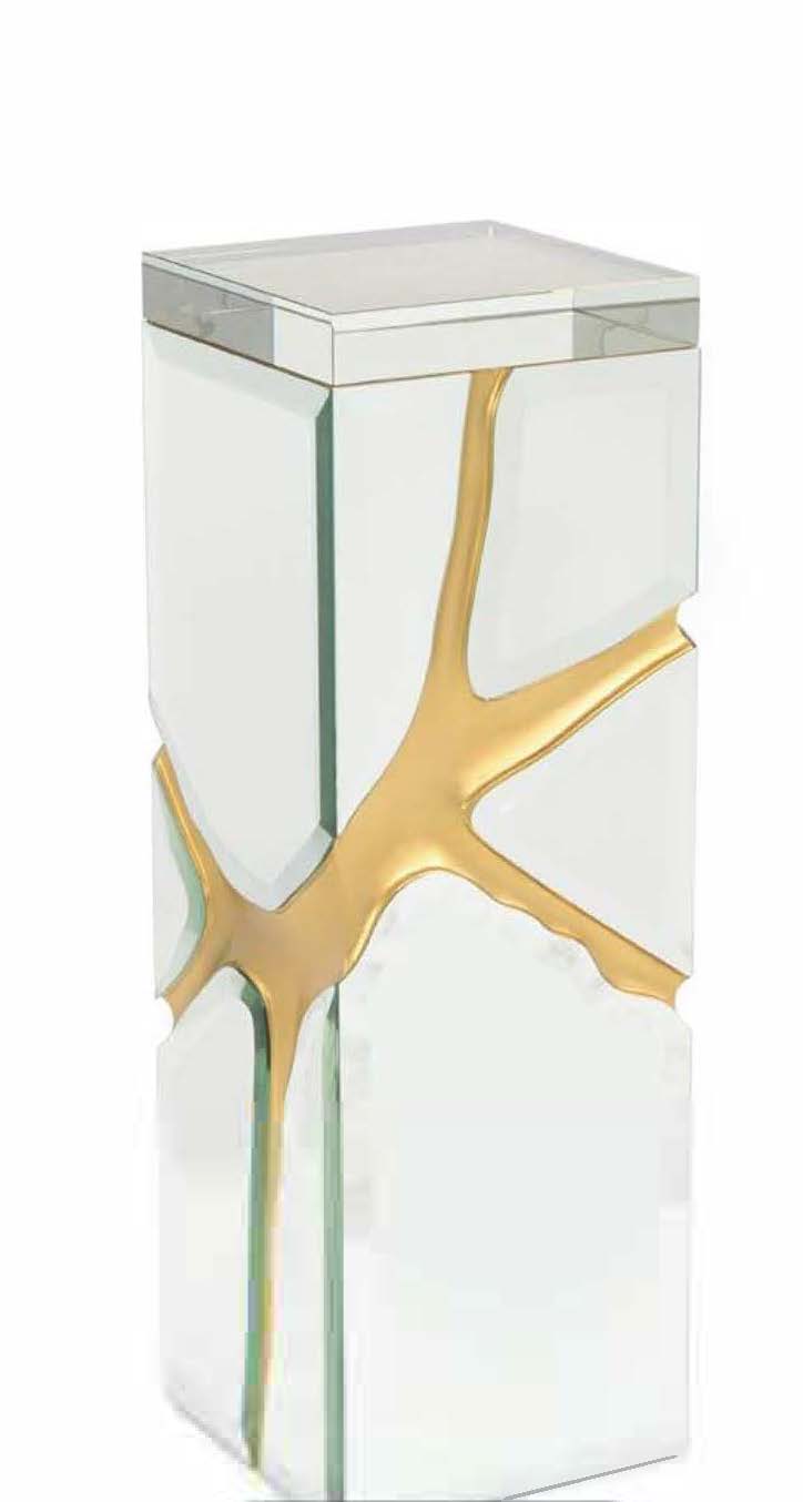 Ravine Beveled Mirror Pedestal III