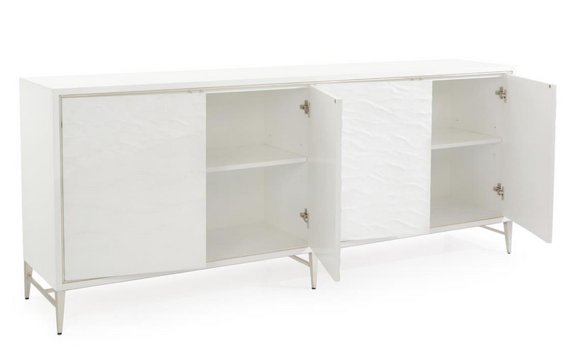 Crescent Snow Credenza