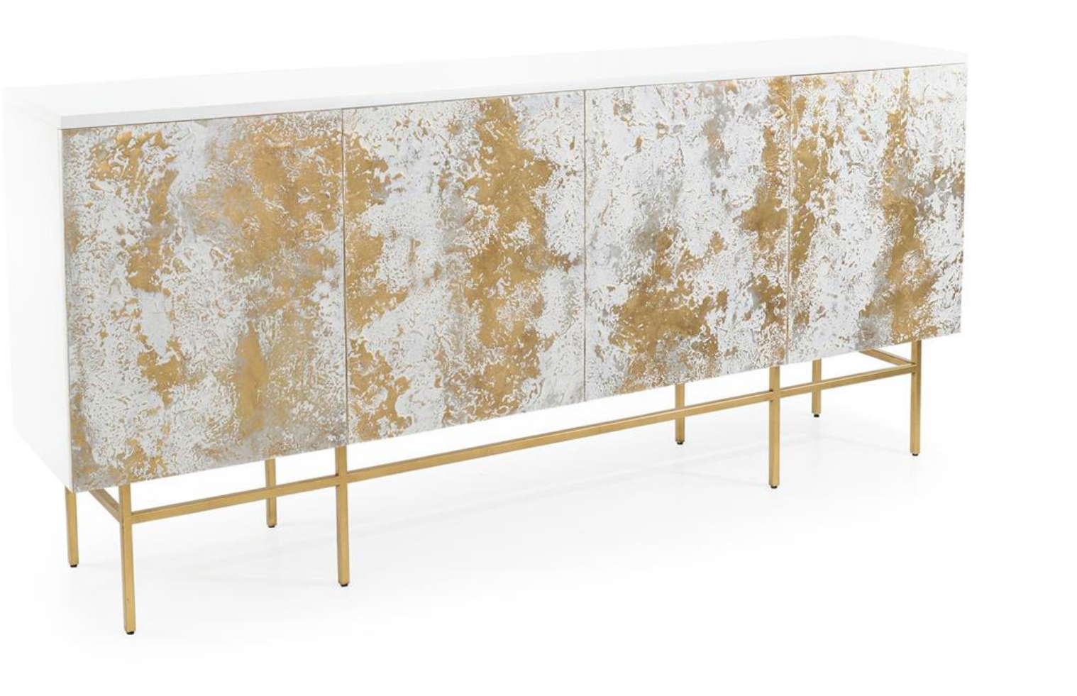 Gilded Snow Molten Credenza