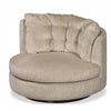 TWIST Button Tufted Back High Arm Lounge Chair