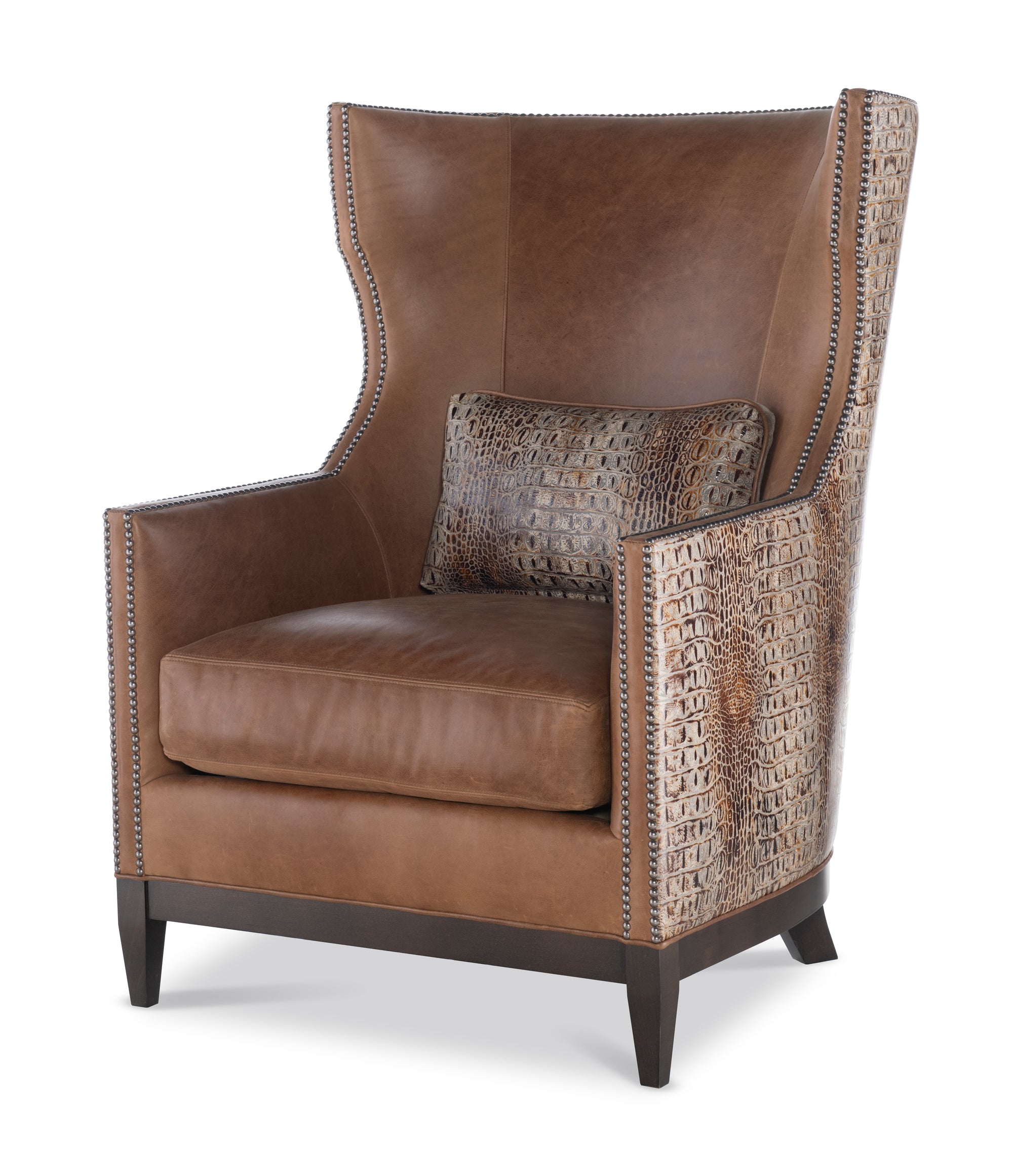 High Back Contemporary/Modern Wing Chair