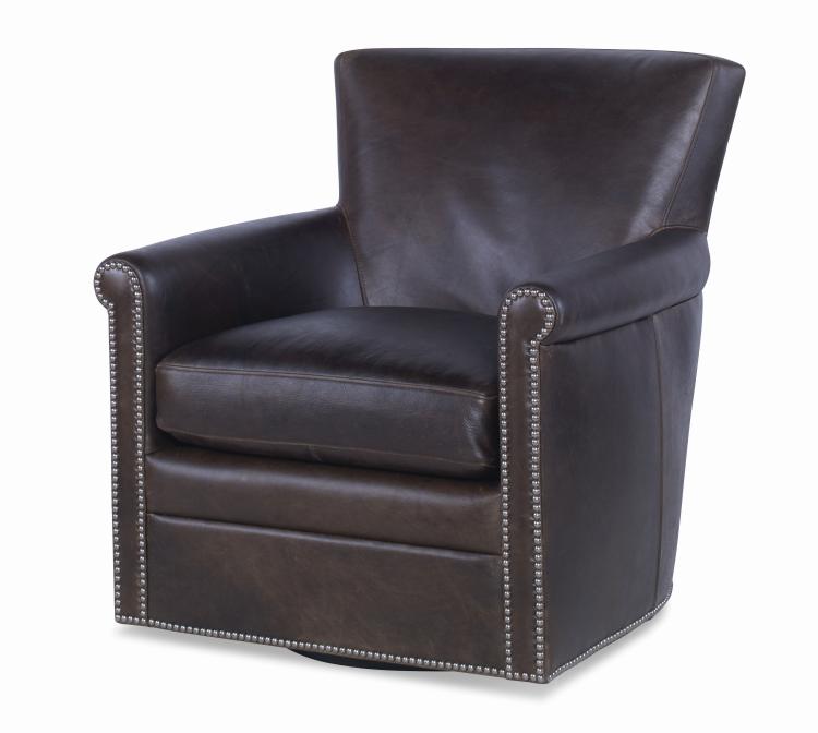 Cardinal Swivel Leather Chair