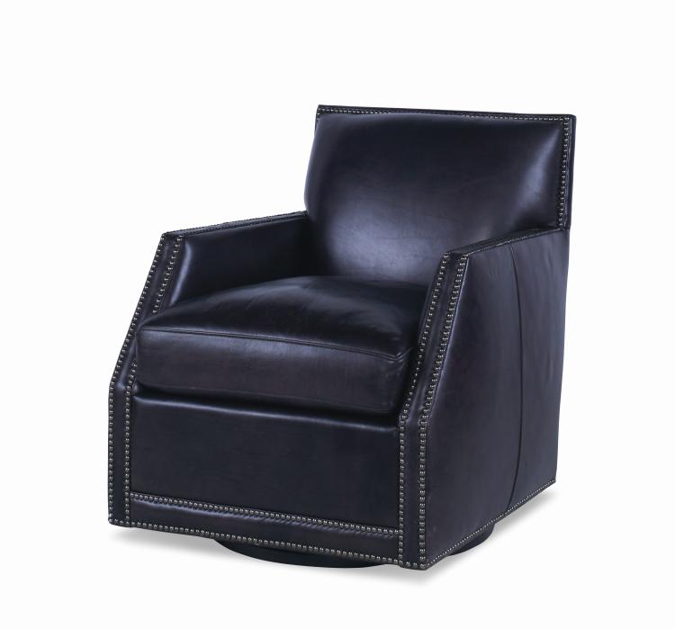 Bryson Leather Swivel Chair