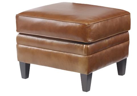 Leather Chair & Ottoman