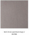 Nouveau Satin Antique Silver Metal