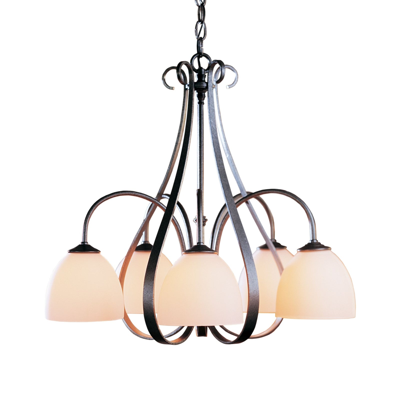 Sweeping Taper 5 Arm Chandelier
