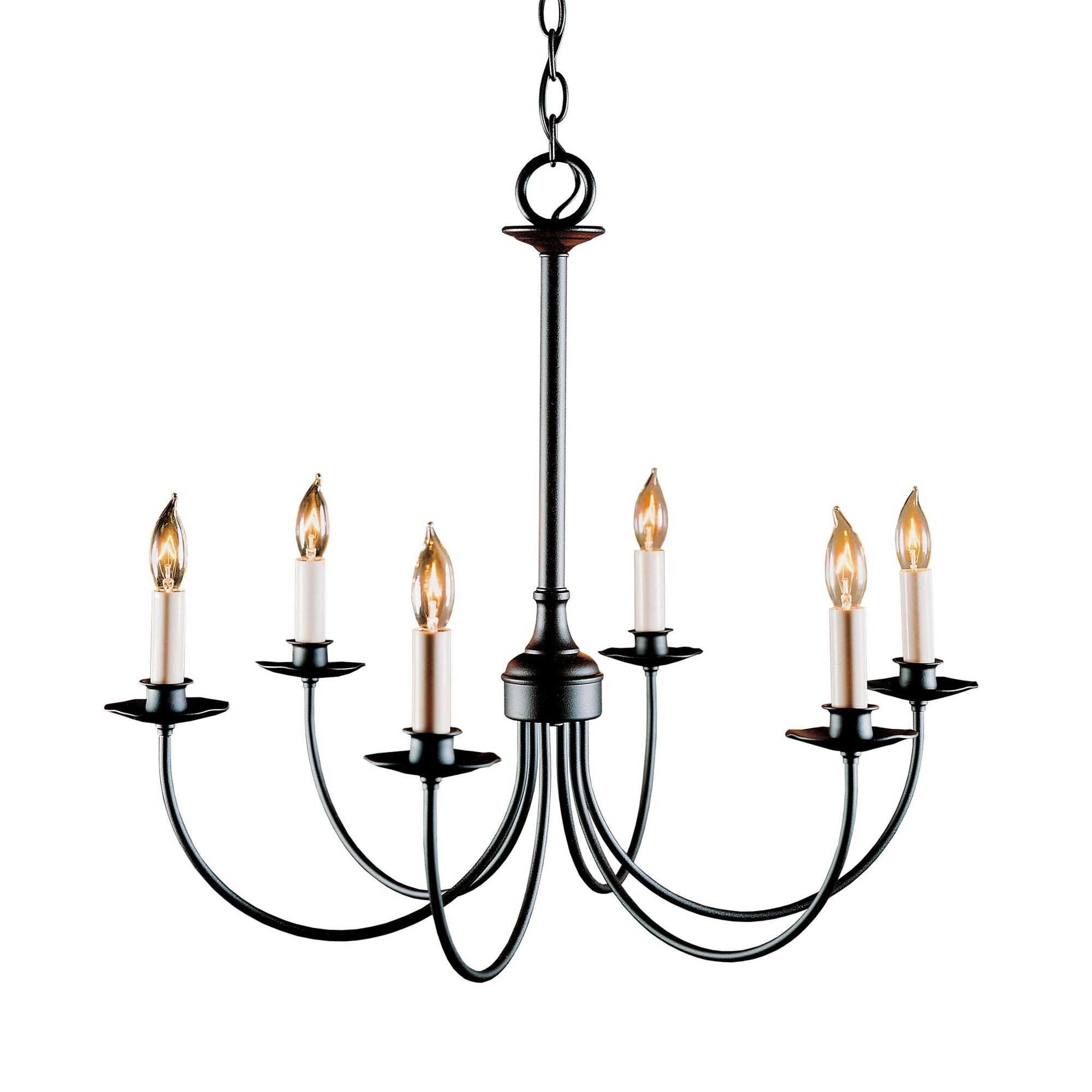 Simple Lines 6 Arm Chandelier