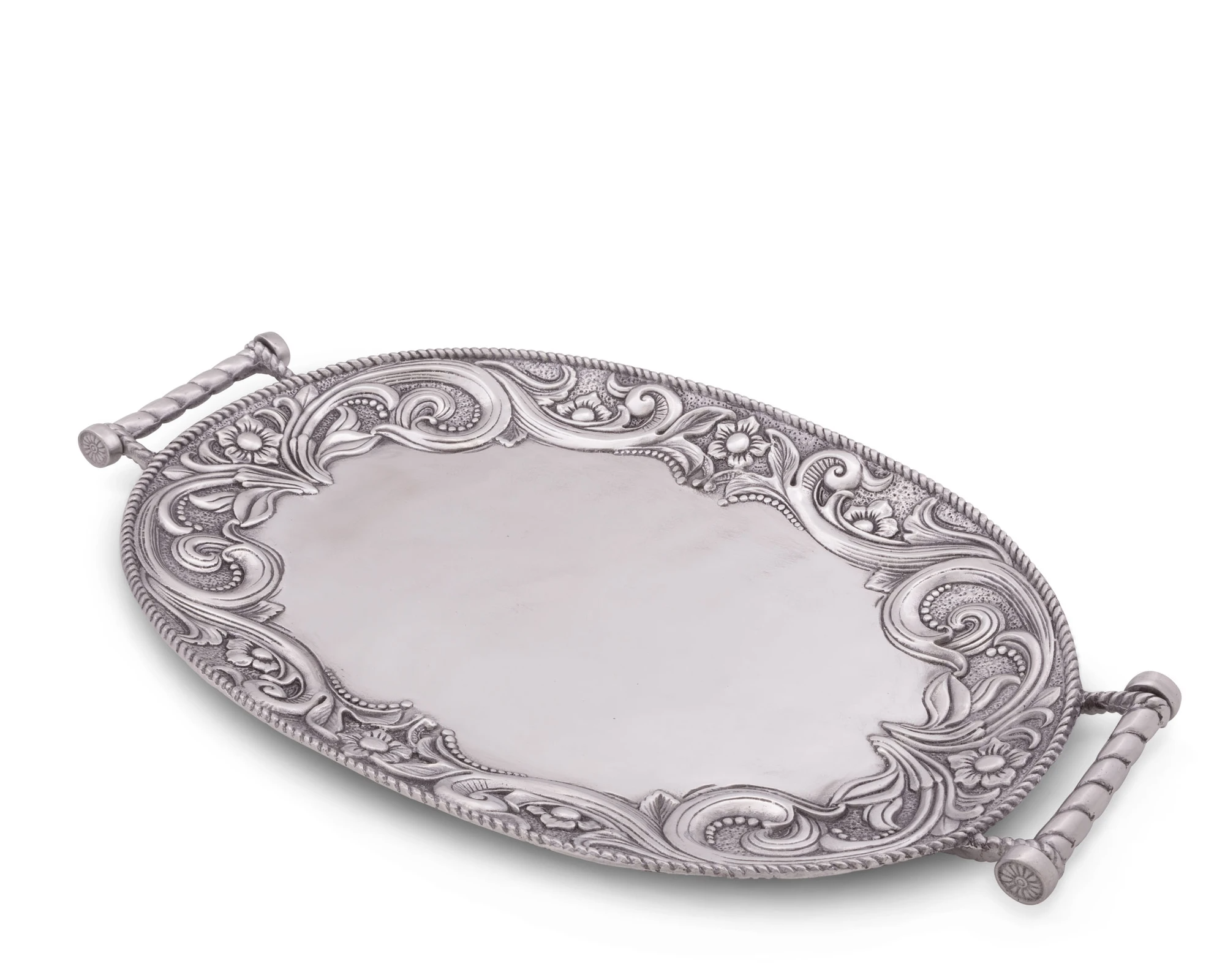 Serving Tray Western Leather
