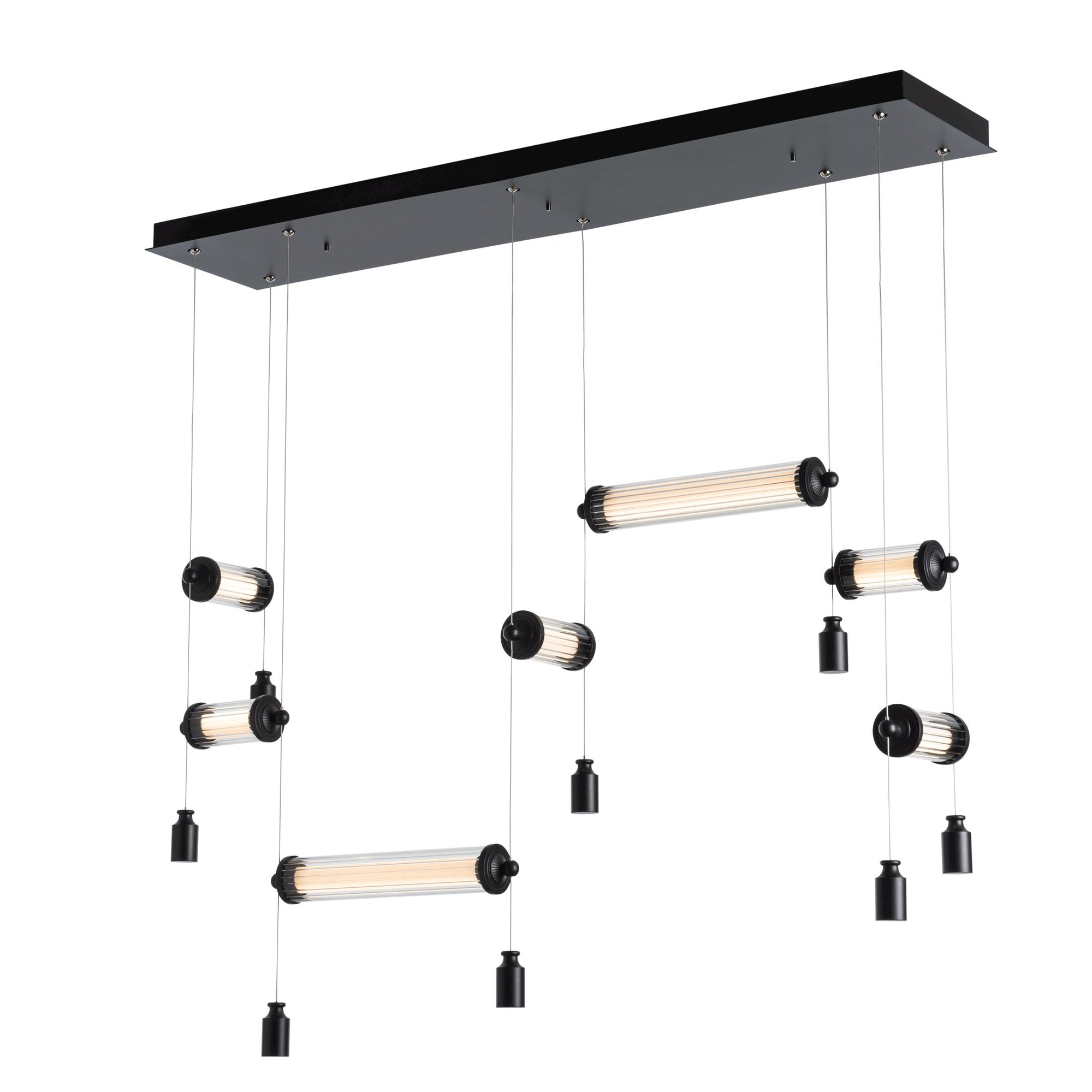 Libra 7-Light Double Linear LED Pendant