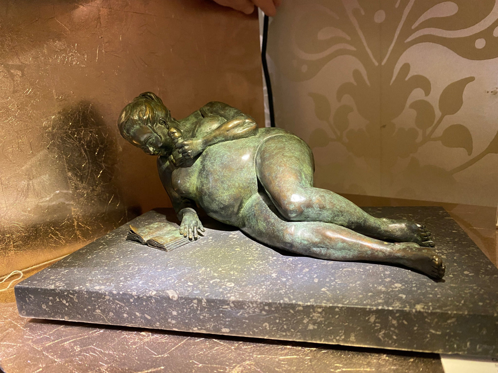 Véronique Clamot -Bronze Sculpture Une Histoire Passionnate