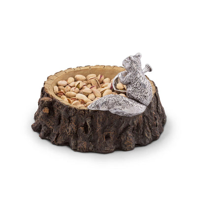 Standing Squirrel Nut Bowl