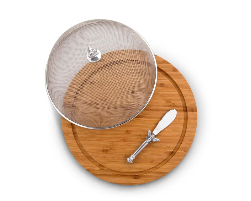 Bee 3 Piece Picnic Cheese Board / Spreader