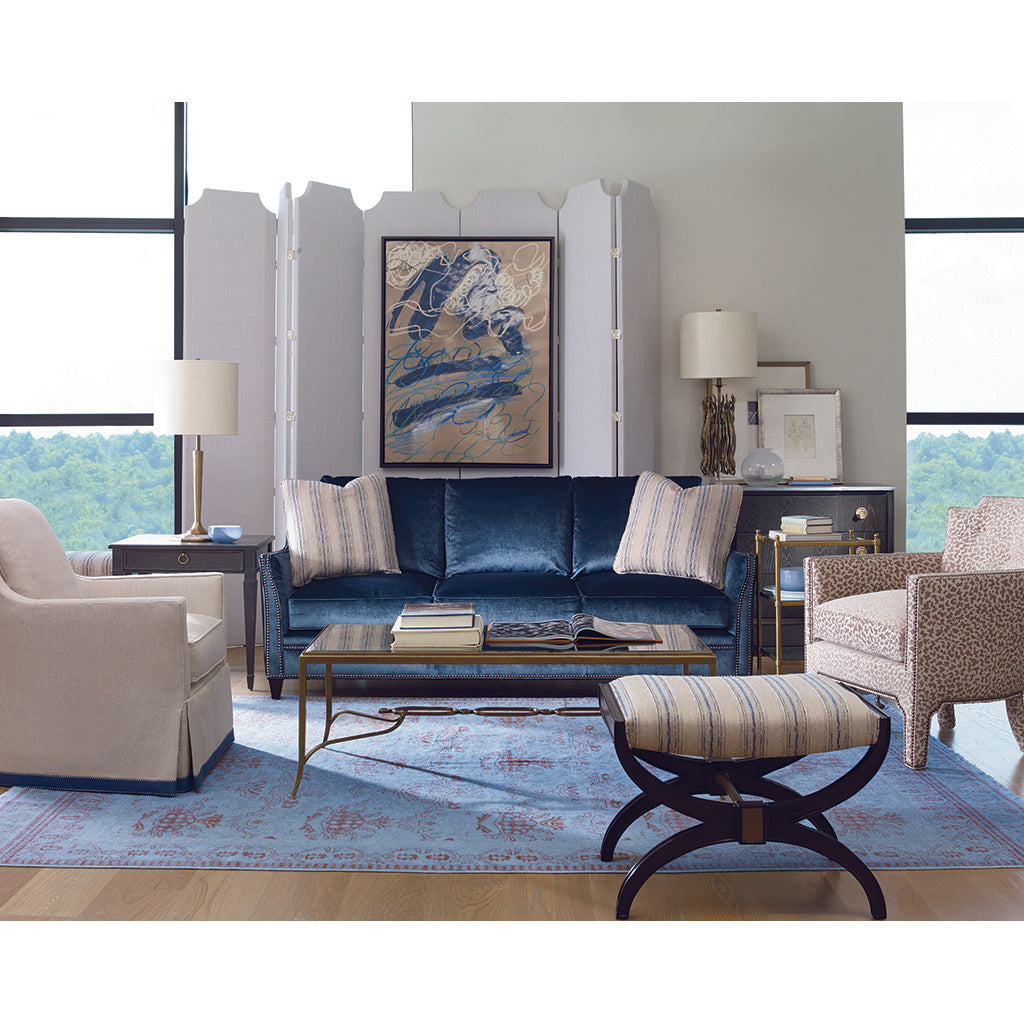 Century Furniture SF5140, Iron cocktail Table Bronze Finish