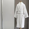 White Terry Bath Robe on mannequin form